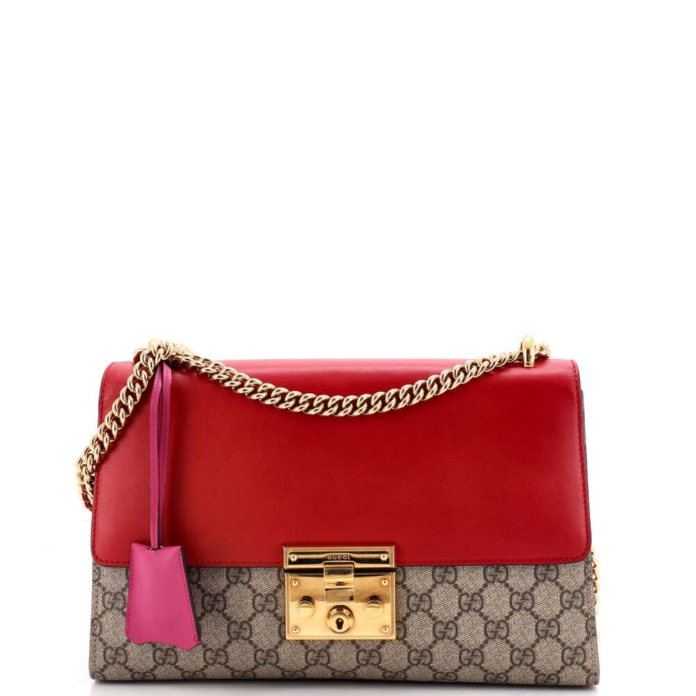Gucci Padlock Shoulder Bag Gg Coated #324402G13B